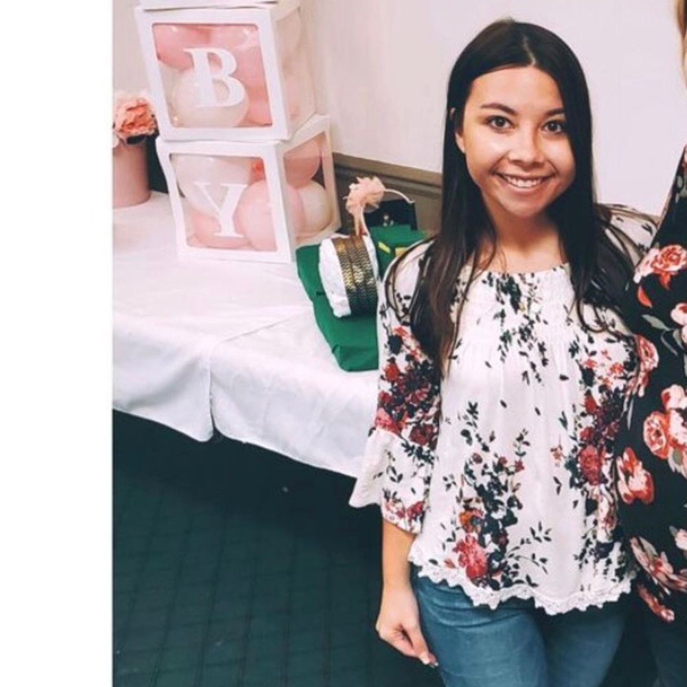 Floral off the shoulder Blouse